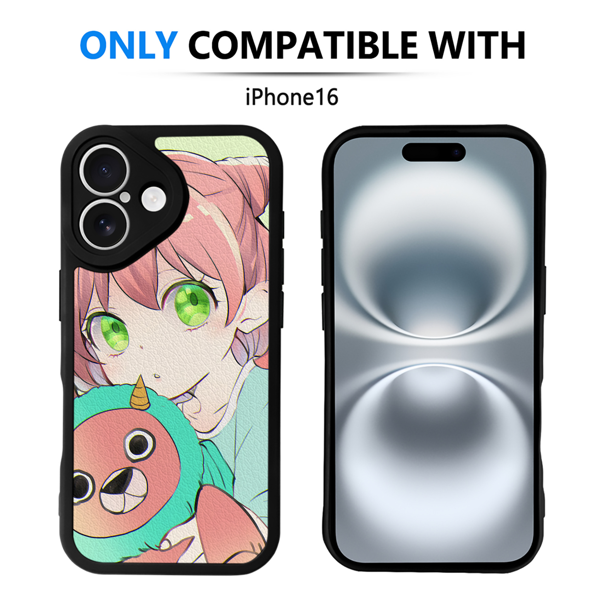 （画像用） SPY×FAMILY间谍家家酒 【iPhone 16シリーズ対応】シリコンスマホケース（レザー調） 材質：シリコン